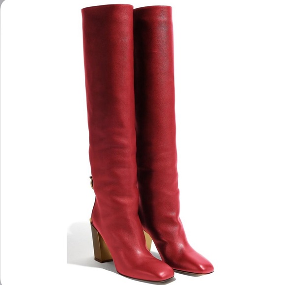 Salvatore Ferragamo Shoes - Salvatore Ferragamo Blavy Leather Boots